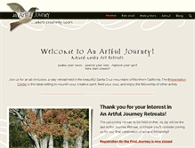 Tablet Screenshot of anartfuljourney.com
